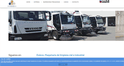 Desktop Screenshot of dulevo.es